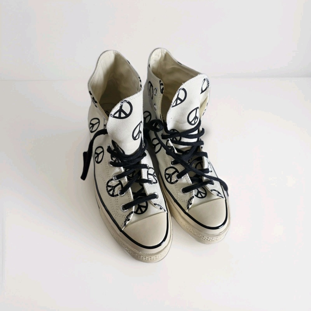 Converse Chuck Taylor 70 High Top Peace Trainers Unisex Mens 11 Women's 13